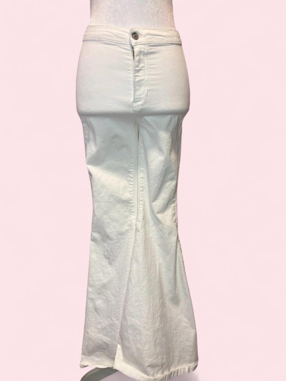 White Wide Leg Jeans